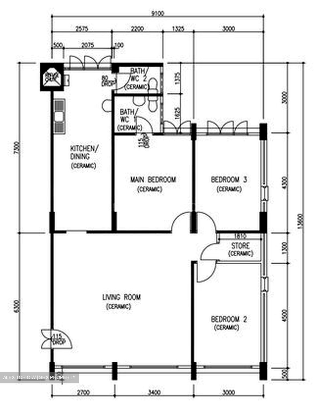 Blk 433 Yishun Avenue 6 (Yishun), HDB 4 Rooms #385225101